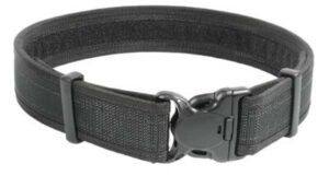 Black tactical dog collar with buckle