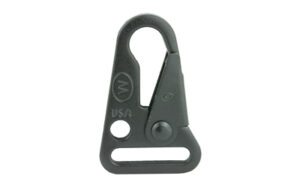 Black metal safety hook clip
