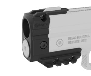 Close-up of non-lethal self-defense device.