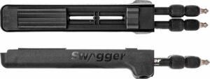 Swagger bipod with adjustable legs for rifles