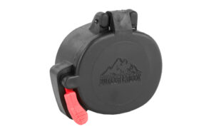 Spypoint security box with red latch for cameras.