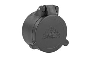 Black shotgun scope cover with Butler Creek logo.