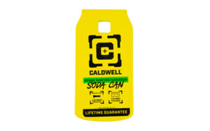 Yellow Caldwell soda can target label