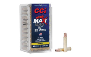 CCI Maxi-Mag TNT 22 WMR ammunition box