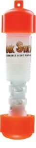Orange and white scent diffuser stick.