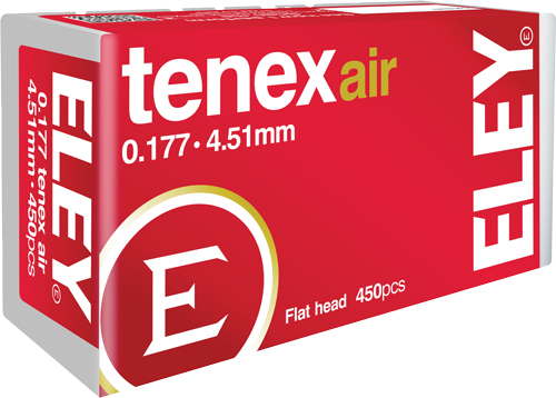 ELEY TENEX AIR PELLETS 177 - 4.51MM 8.2 GRAINS 450-PACK