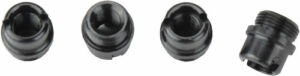 ED BROWN GRIP SCREW BUSHINGS - BLUED 4-PACK FOR 1911