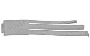 Metal hairpin with three prongs