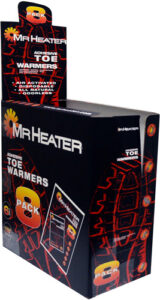 Mr. Heater adhesive toe warmers pack display