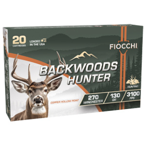 FIOCCHI BKW HNTR 270WIN 130GR 20/200