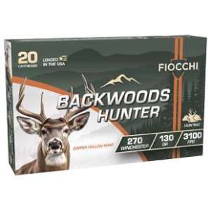 FIOCCHI BKW HNTR 270WIN 130GR 20/200