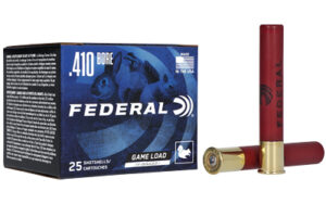 Federal .410 bore game load shotshells box