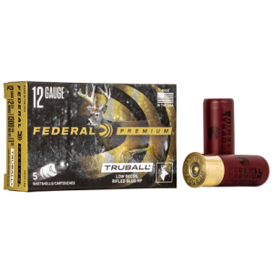 Federal Premium 12 gauge ammunition box and shells.