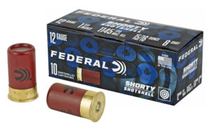 Federal 12 gauge shorty shotgun shells box