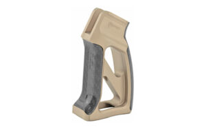 Tan textured tactical firearm grip accessory
