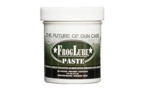 Frog Lube Paste gun care product container.