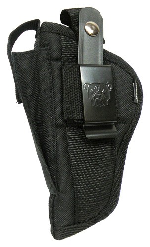 BULLDOG EXTREME SIDE HOLSTER - BLACK COMPACT AUTO 3-4" BBL