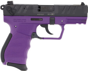 WALTHER PD380 380ACP 3.7" FS - 9RD BLACK SLIDE PURPLE FRAME