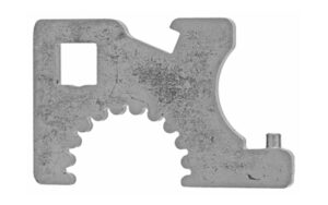 Metal tool with multiple cutouts and edges