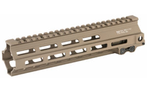 Tactical tan handguard for rifle with rails
