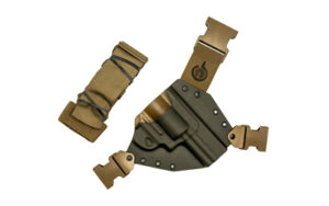 Tactical holster and strap set