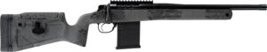 Bolt-action rifle with textured stock