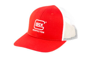 Red mesh cap with Glock Perfection logo