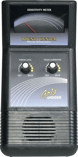 Bounty Hunter Gold Digger metal detector controls
