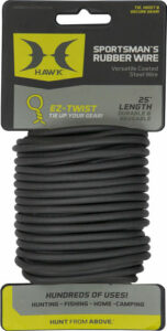 Hawk 25' rubber wire for outdoor uses.