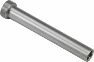 Metal cylindrical rod with hexagonal socket head