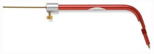 Red glass cutter with brass screw adjustment