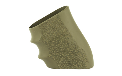 Green textured rubber grip sleeve for firearms