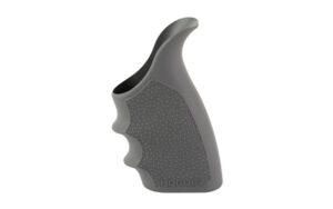 Ergonomic gray rubber pistol grip