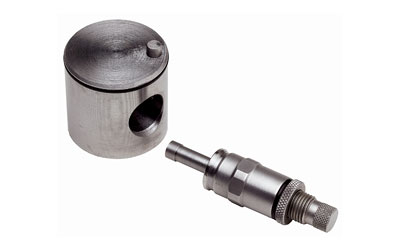 Engine piston and valve component on white background.