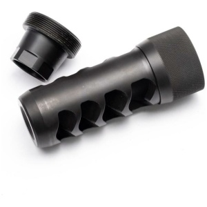 Area 419 Sidewinder Magnum Self Timing Muzzle Brake 30 cal Black Nitride 5/8-24