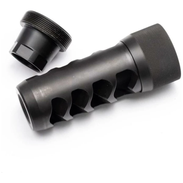 Area 419 Sidewinder Magnum Self Timing Muzzle Brake 30 cal Black Nitride 5/8-24