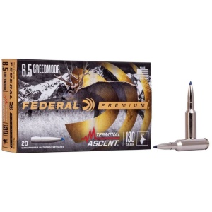 Federal Terminal Ascent Rifle Ammunition 6.5 Creedmoor 130 gr 2800 fps 20/ct