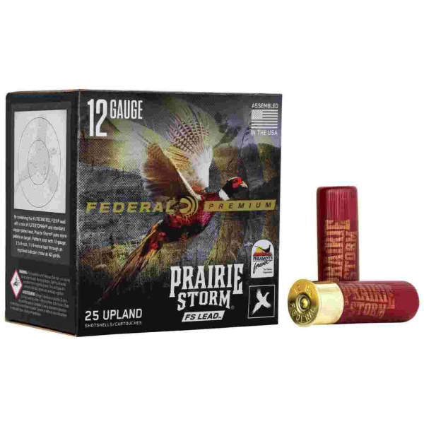 Federal Prairie Storm FS Lead Shotshells 12 ga 3" 1-5/8oz 1350 fps #5 25/ct