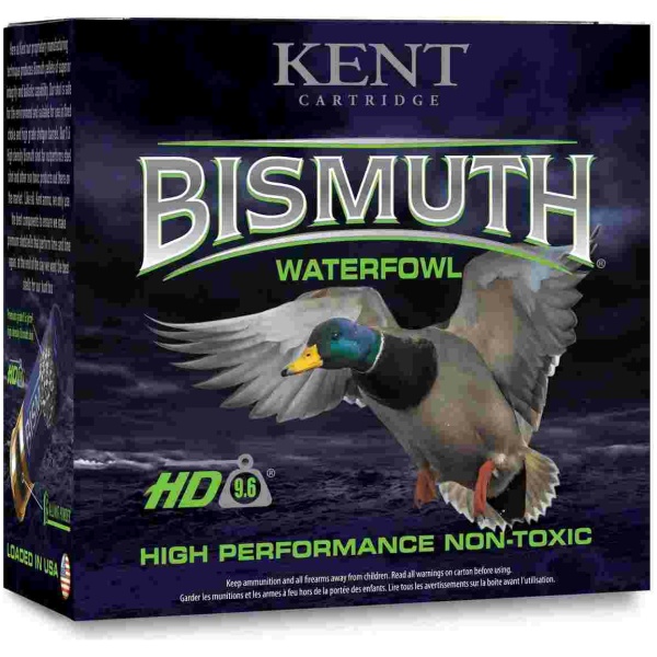 Kent Bismuth High-Performance Non-Toxic Shotshells 12 ga 3" 1-3/8oz 1450 fps #4 25/ct