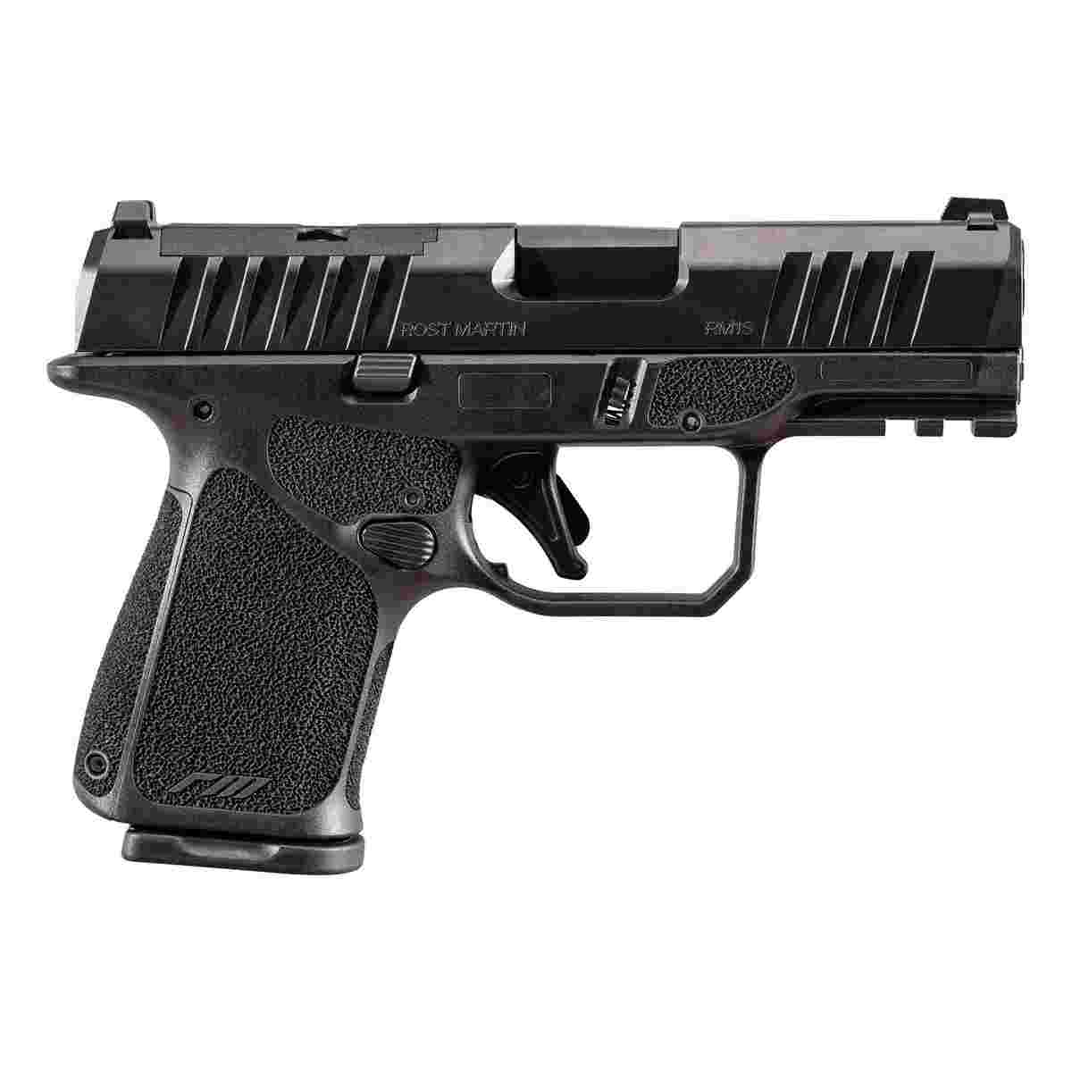 Rost Martin RM1S Handgun 9mm Luger 12(1)&15(1)rd Magazines 3.6" Barrel Black Optic Ready
