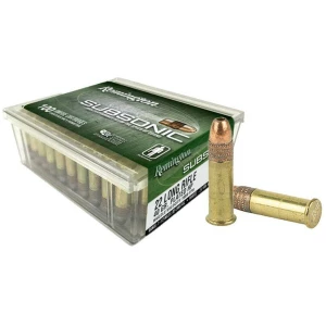 Remington Subsonic Rimfire Ammunition .22 LR 40gr HP 1050 fps 100/ct