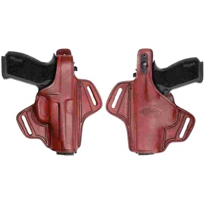Tagua Gunleather Thumb Break Belt Holster for Colt Gov't 1911 Brown Right Hand