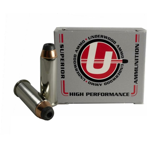 Underwood Ammo Handgun Ammunition 44 Rem Mag 200gr JHP 1650 fps 20/ct