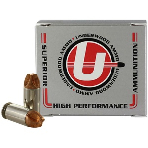 Underwood Ammo Xtreme Defender Handgun Ammunition .45 Auto (+P) 135gr Monolithic Solid 1335 fps 20/ct