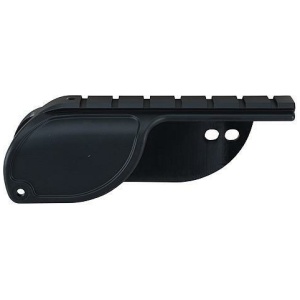 Weaver No Gunsmith Saddle Saddle Shotgun Mount - Mossberg 500 & 835 12-Gauge Only - Matte