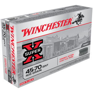 Winchester Cowboy Load Handgun Ammunition 45-70 gov't 405 gr. LFN 1150 fps 20/ct