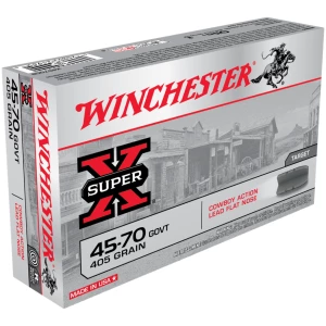 Winchester Cowboy Load Handgun Ammunition 45-70 gov't 405 gr. LFN 1150 fps 20/ct