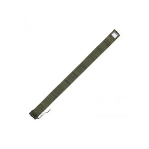 Olive green rifle sock for firearm protection.