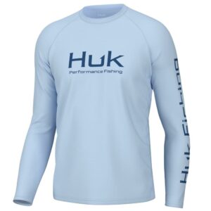 Light blue Huk Performance Fishing long-sleeve shirt