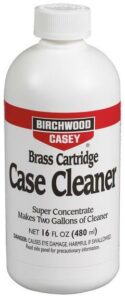 Birchwood brass cartridge case cleaner bottle
